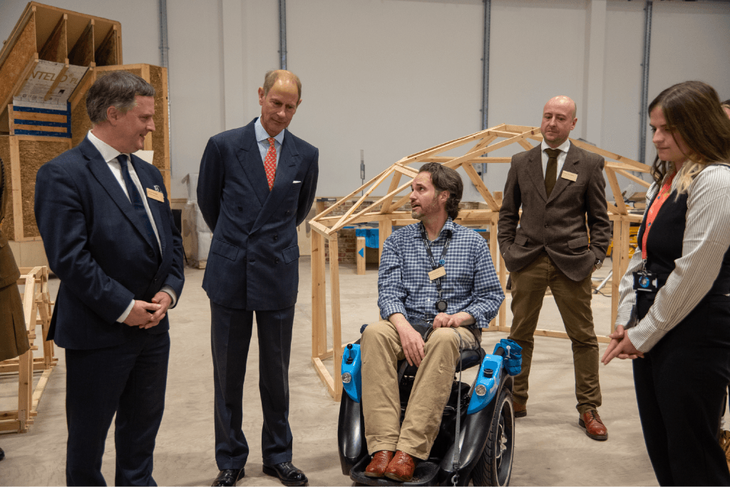 Meeting royalty - the Omeo enables its users to be present at every level of professional life