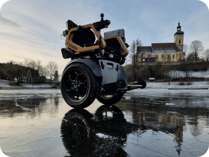 Adapt Ability vehicle on ice