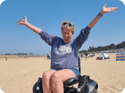 Adapt Ability vehicle on sand