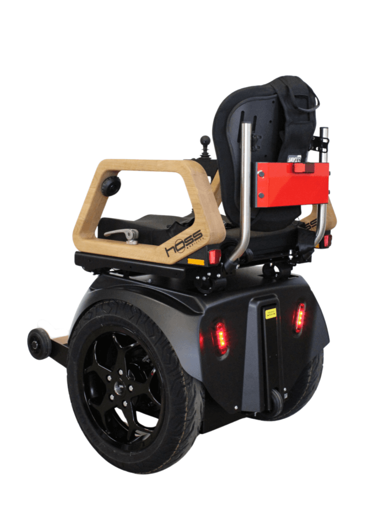 Hoss wheelchair rear angle view