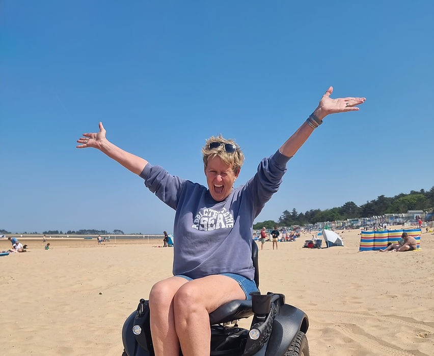 MICHAELA - ‘In my Omeo I’m me again – I’m me again with wheels!’